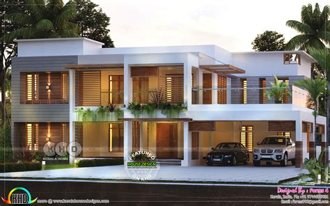 beautiful simple contemporary style house  lakhs kerala home design bloglovin