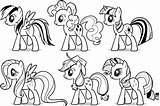 Pony Little Colouring Mane Ponies Sheets Friendship Magic Coloring Pages Fanpop Group Printable Para Mlp Kids sketch template