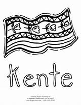 Kwanzaa Kente Getcolorings sketch template