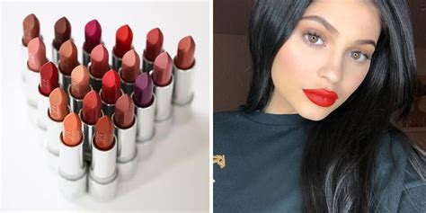 kylie jenner is releasing an entire line of non liquid lipsticks