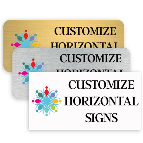 custom full color signs plastic custom signs
