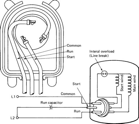 wiring capacitor  electric motor