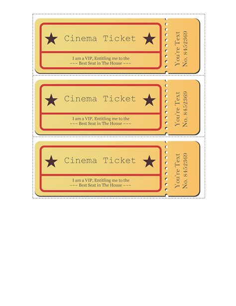 editable raffle  ticket templates