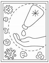 Germs Coloring sketch template