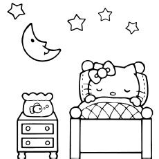 top   printable  kitty coloring pages