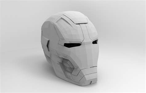 print model avengers iron man helmet cgtrader