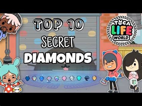 top  secret diamonds  toca life world youtube modern disney