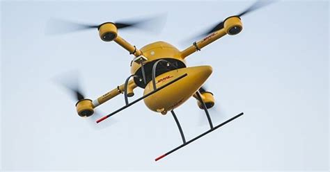 dvo dhl parcel van start met drone proefproject op eiland juist