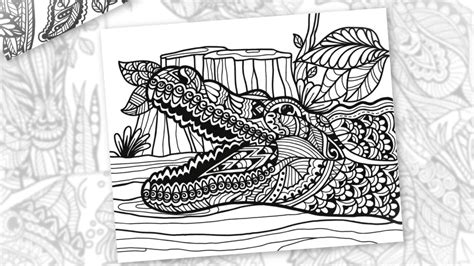 wild animals adult coloring book  colorit youtube