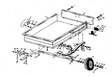 utility trailer diagram ft  utility trailer parts kit   lb capacity az trailer parts