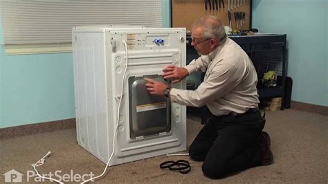 washing machine repair replacing the drive belt ge part wh08x10024 youtube