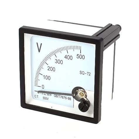 ac   measuring range panel mounting voltmeter sq  mm  mm amazoncouk diy tools