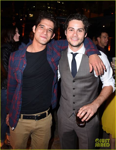 Tyler Posey Supports Dylan O Brien At American Assassin La Premiere