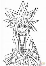 Yu Gi Oh Coloring Yugi Muto Pages Printable Supercoloring Malvorlagen Drawing Anime Characters Manga sketch template