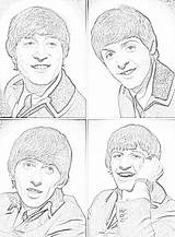 Beatles Coloring Pages Filminspector Downloadable 1960s Became Concerned Went Less They sketch template