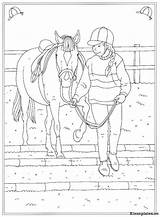 Kleurplaat Kleurplaten Paarden Manege Pony Paardrijden Downloaden Dressuur Pferde Paard Uitprinten Stal Vriend sketch template