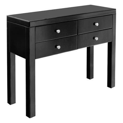 black glass console table modern contemporary console tables