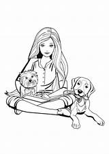 Coloringbay Puppy барби Colate Webs раскраска sketch template