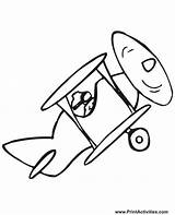 Coloring Planes Trains Automobiles Pages Biplane Library Clipart Old Draw Easy sketch template