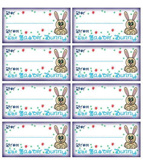 easter bunny gift tags rooftop post printables
