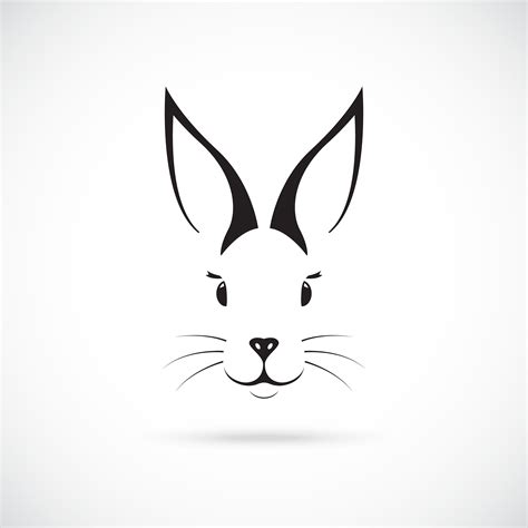 cute bunny  big ears  vector art  vecteezy