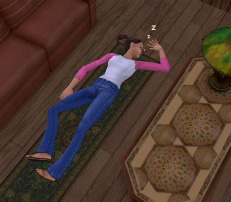 image ts2 sim passed out png the sims wiki fandom