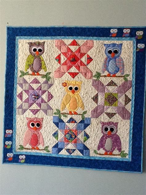 pin  gloria bell  quilts  love owl quilt owl quilt pattern