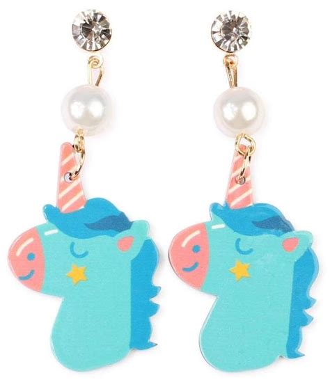 detailed unicorn earring unicorn earrings fashion details unicorn