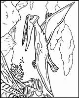Pteranodon Coloring Pages Crayola Dinosaurs Magic Dinosaur Dimorphodon Color Treehouse Book Dark Before Print Flying Från Sparad sketch template