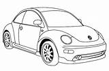 Beetle Coloring Vw Car Pages Drawing Barbie Version Volkswagon Latest Bug Color Getdrawings Printable sketch template