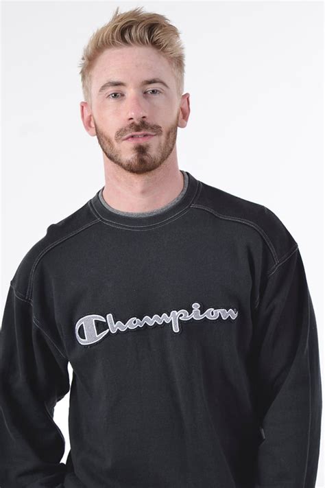 vintage champion sweatshirt size   brick vintage