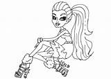 Monster Coloring High Getdrawings Pages Kids sketch template