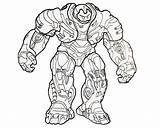 Hulkbuster Coloring Pages Printable Kids Cartoon Armor sketch template