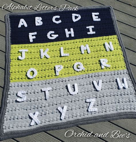 crochet  alphabet letters