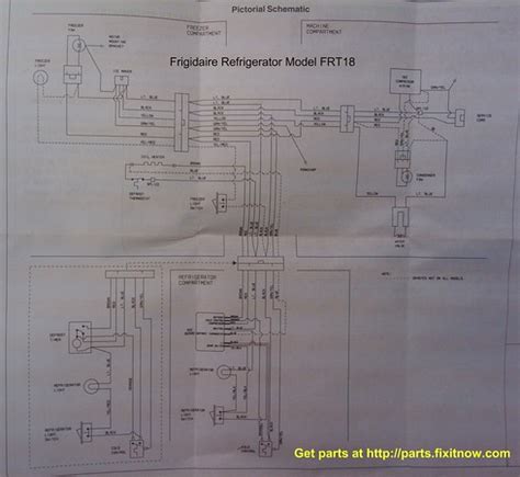 frigidaire refrigerator model frt wiring diagram  schematic fixitnowcom samurai