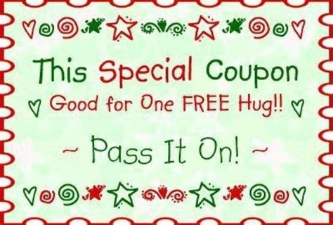 christmas coupon  hugs hug hug images