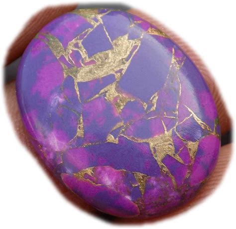 rasio purple turquoise cabochon natural purple turquoise gemstone pear shape xxmm ct