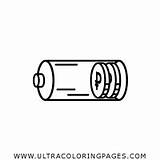 Scarica Cellula Ultracoloringpages Batteria sketch template