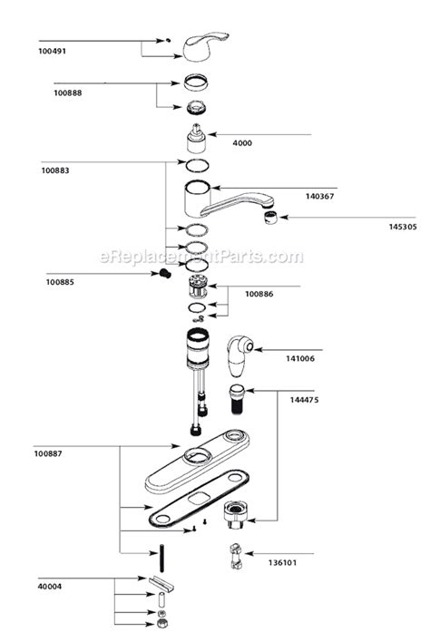 moen wetherly kitchen faucet parts diagram webmotororg