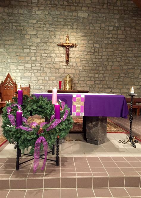 st joan  arc catholic church powell  advent decorations lent