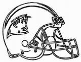 Panthers Carolina Helmets Teams sketch template