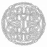Coloring Celtic Pages Mandala Knot Printable Adults Circle Adult Color Book Knots Mandalas Flower Print Detailed Dragon Getcolorings Pattern Animal sketch template