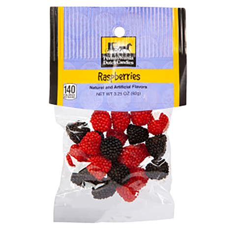 pennsylvania dutch candies gummy red black berries  oz