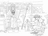 Pharaoh Granaries Overseer Slavery sketch template