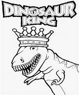 Coloring King Pages Dinosaur Dino Crown Drawing Rex Printable Dan Color Kids Squad Clipart Head Dinosaurs Simple Print Getdrawings Volcano sketch template