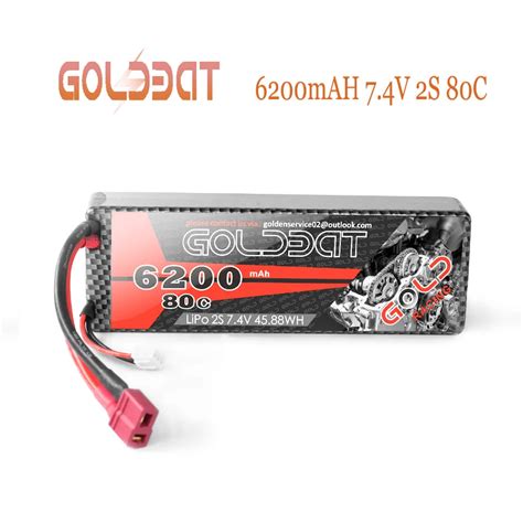 goldbat  rc battery lipo drone lipo battery   mah pack  deans plug  rc car