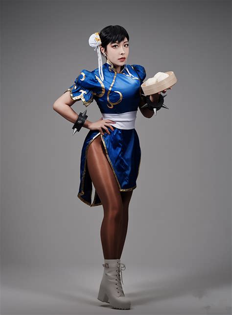 Us 46 99 Street Fighter Chun Li Cosplay Costume