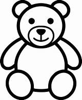 Bear Outline Teddy Drawing Easy Toy Sketch Drawings Coloring Baby Clipart Visit Clip Animated Plush Pages sketch template