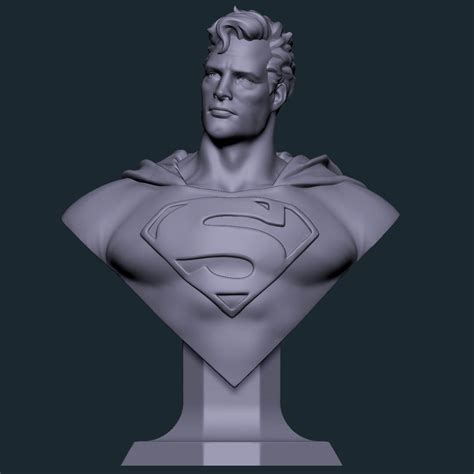 superman bust  print model  savini dechento