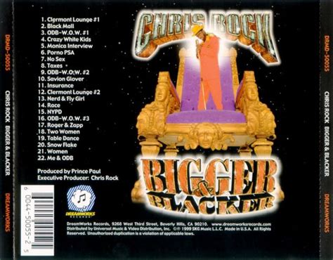 Chris Rock Bigger And Blacker 1999